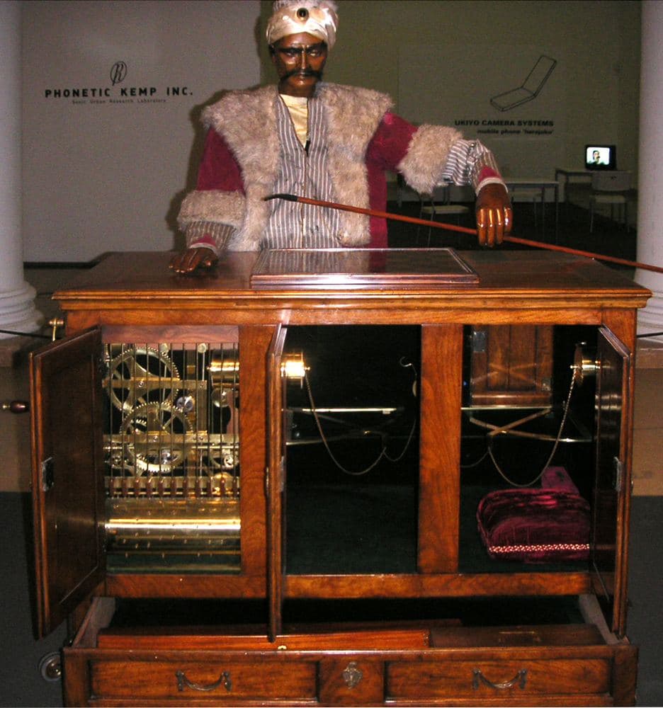Replika Turka; originál zhorel v roku 1854